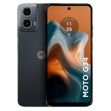 Oferta Relâmpago Celular Motorola Moto G34 5G Preto 128GB, 4GB RAM, Tela de 6.5", Câmera Traseira Dupla de 50MP, Android 14 e Snapdragon 695 5G